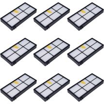 Dhklfa - Pack Of 9 Filters Compatible With Roomba 800 And 900. Replacement Kit For 8 And 9 Series Filter. Replacement Spare With Nine Gx4gaj Filters