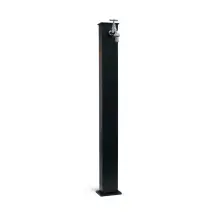 Kam - Fontana Da Giardino Vedovella 'york' Nero, 11x8x82 Cm