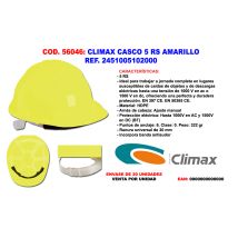 Casco Climax 5 RS Giallo – Norme EPI – 8423246211221