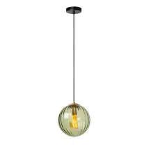 Lampada Sospensione Sfera Vetro Verde Monsaraz E27 40w Lucide