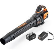 Lawnmaster Mx 24 V Soffiatore Di Foglie A Batteria Con Ventola Assiale, Potente Soffiatore Da Giardino Senza Fili Con Batteria Agli Ioni Di Litio Mx 