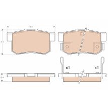 Pastillas De Freno Traseras Gdb3175 Trw