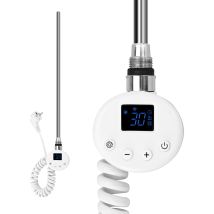 Élément Chauffant Sèche-serviettes 300w, Thermostat Wifi Programmable, Blanc