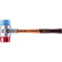 Simplex-schonhammer, Tpe-soft / Plastik Mit Aluminiumgehäuse Und Hochwertigem Holzstiel D=60 Mm 3116.060