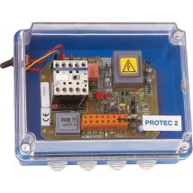 JETLY PROTECT 2 – Motor- und Wassermangelschutzkasten – Bi-Spannung 230V/400V – Max. Stromstärke 10 A – Höhe 180 mm, Breite 120 mm, Länge 233 mm