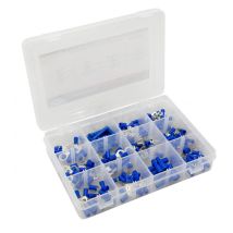 Coffret Assortiment 165 Cosse Électrique Isolé Bleu Automaster