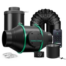 Mars Hydro - Ifresh Combo 4-zoll Smart Inline-kanalventilator Und Kohlefilter