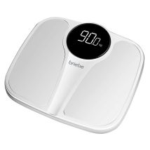 Briebe Sc1124w Pèse-personne Numérique Haute Précision 180 Kg, Écran Led, Arrêt Automatique Blanc