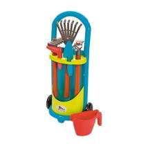 Set Attrezzi Giardino per Bambini Ecoiffier Little Gardener – Vaso Rettangolare da Balcone – 6 Pezzi – Età 1+ Anni