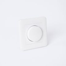 Regulador Interruptor Led Triac Conmutado Universal Blanco