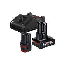 Bosch Professional - Set De Inicio Batería Gba 12v 2.0ah + Gba 12v 4.0 Ah + Gal 12v-40