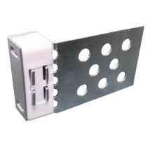 EDMA – 257655 – Kit porta magnetica per piastrelle – 4 linguette magnetizzate, 4 piastre magnetiche – Potenza adesione 3 kg
