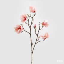 Edg Enzo De Gasperi Ramo Magnolia Stellata Artificiale H 80 Cm Pink