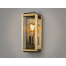 Konstsmide Lighting - Schmale Außenwandlaterne Carpi Messing Mit Klarglas, Höhe 30cm