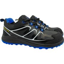 Power Safe - Sicherheitshalbschuh Tobi S1p Schwarz-blau-gelb Sicherheitsschuhe