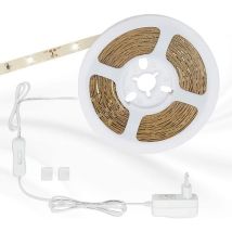 Striscia Led 5 Metros 14w 150 Leds Autoportée
