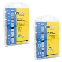 Tacwise - 2 X 0350 140 Series Staple Selection Pack 4400 6mm 8mm 10mm 12mm 14mm