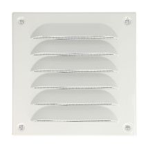 Vollmer - Grille D'Intempéries Upmann Aluminium Blanc Trafic Ral 9016