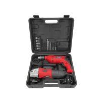 Itools - Perceuse À Percussion 500w + Meuleuse 500w + Mallette 17 Accessoires