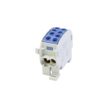 Horaetec 080210-1-3 Terminale Ramo Principale Ottone, Pa Grigio (ral 7035), Azzurro 1 Polo 125 A 690 V Tipo Di Condutto