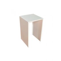 Support En Métal Pour Plantes Wanda, 30 X 30 X 40 Cm, Blanc, Tecnokit