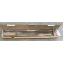 Juego de barras para cerraduras CR 3200, 3250 y 3450 – 4 barras cromadas – Diámetro 12 mm