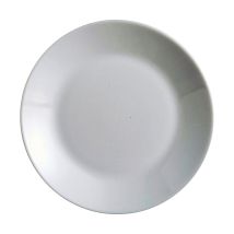 Plato Postre Blanco Modelo Zelie De 18cm