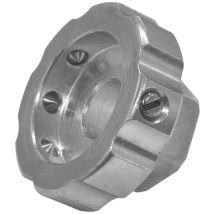 Donau Elektronik Schneideisenhalter 16x5 mm – Durchmesser 25 mm – Höhe 16 mm – galvanisierter Stahl