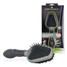 Furminator – Dual Grooming Brush – 10.5 x 4.5 x 2 inches – 0.5 lbs