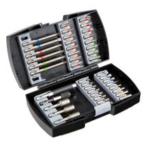 Bit-Set 43tlg. – PH-, PZ- und T-Bits – Robuste Kunststoff-Kassette – WS24