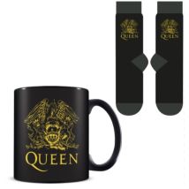 Becher-Set mit Logo-Socken – 315 ml – Größen 36-41 – Geschenkidee für Freunde und Familie