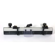Sistema De Vallado De Perfil De Aluminio De 700 Mm Con Soportes Deslizantes Y Protectores Finales