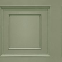 Belgravia Decor - Belgravia Oliana Wood Panel Sage Green Wallpaper Modern Stylish Feature Wall