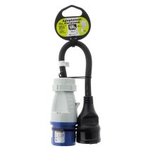Adaptateur Caravane Fem 16a 2p+t En Mâle Cee17 -ho7rn-f 3g2.5mm²