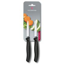 Satz Aus 2 Office-messern 8 Cm Schwarz - Swissclassic - Victorinox