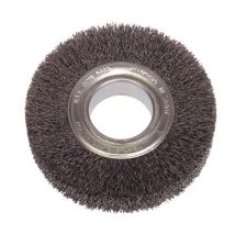 Brosse ronde acier – Brosse pour meuleuse – Matières, Largeur, Matériau cible, Diamètre d'alésage, Type d'utilisation
