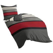 Bierbaum - Set Di Copripiumino E Federa In Raso Di Cotone Mako, Multicolore