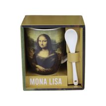 Tazza In Ceramica Enesco Mona Lisa Dorata Generosa