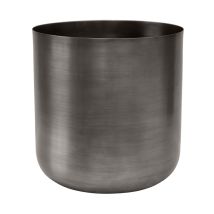 Ivyline - Indoor Chelsea Planter - Mild Steel - L28 X W28 X H28 Cm - Pewter