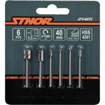Hss-fräser Für Mini-schleifmaschinen 6 Stk. 3,2 Mm 25405 Sthor