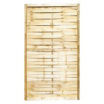 Hölzerne Windschutzplatte 90 x 180 cm – Kiefer – Sichtschutz für Garten, Terrasse, Pavillon – ideal für Privatsphäre