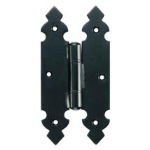 Bisagra mariposa 200 mm – Pintura epoxy negra – 1 unidad