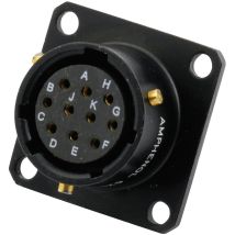 62in 12e 10 6s 624 Rundstecker Buchse, Einbau Gesamtpolzahl: 6 Serie (rundsteckverbinder): - Amphenol