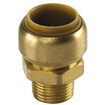 Kupfer Steckfitting Tectite Übergangsverschraubung Außengewinde 15 Mm - 1/2 Zoll Dvgw 10 Stück