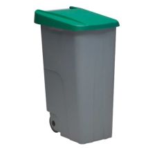 Secchio Spazzatura Con Ruote Denox Verde 85 L 58 X 41 X 76 Cm