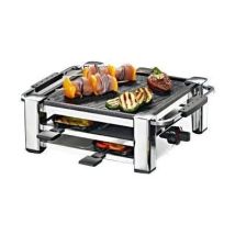 Rommelsbacher Rommelsbacher Rcc 1000 Fashion - Raclettegrill/grill - 1000 W - Chrom (rcc 1000)