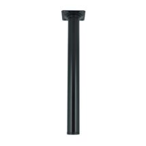 4 X Piedini Acciaio D. 30 X H 100 Mm Nero