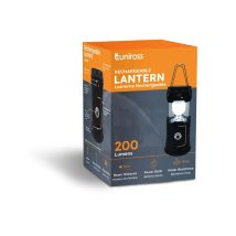 Uniross Lampe Solaire Portable 200 Lumens Camping