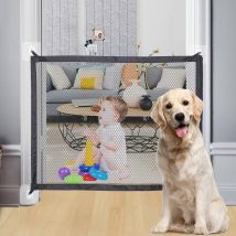 Puerta Mágica Para Perros, Barrera Para Perros De 180 X 72 Cm, Barrera De Seguridad Para Perros, Barrera De Seguridad Portátil Para Perros, Barrera 