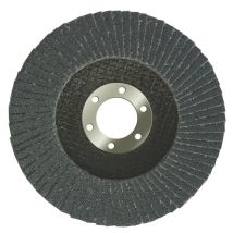 Disque À Lamelles 125mm Grain 80 Conique Zirconium Plateau Fibre Speedo/flex - Flexovit
